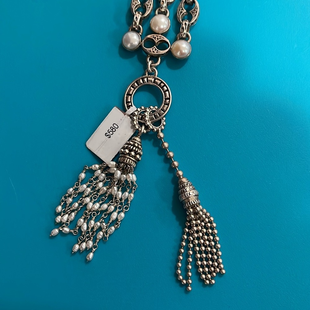 Mars & Valentine Sterling and Pearl Tassel Bracelet *Price Firm* - Picture 13 of 13